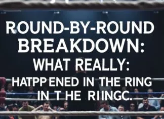 Round-by-Round Breakdown: What Really Happened in the Ring Round-by-Round Breakdown: What Really Happened in the Ring