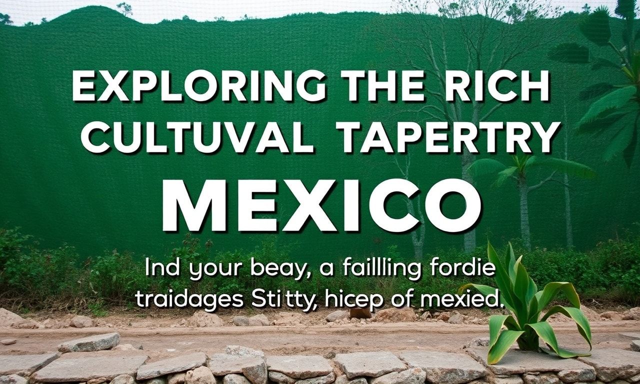 Exploring the Rich Cultural Tapestry of Mexico: A Journey Through Traditions and Innovations
