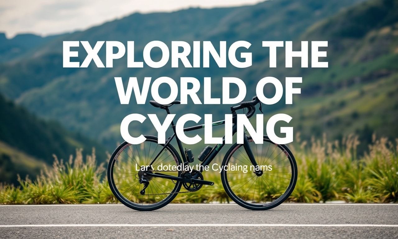 Exploring the World of Biking: A Comprehensive Guide for Enthusiasts