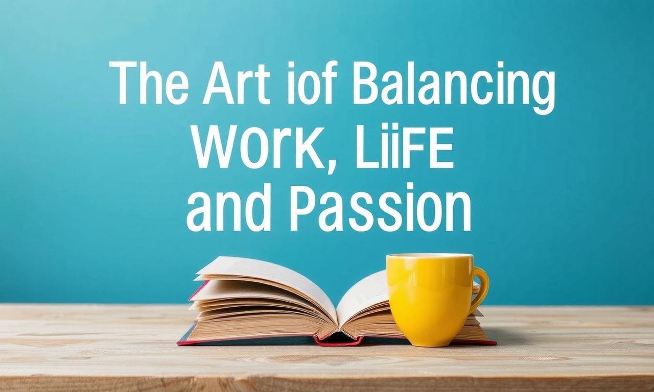 The Art of Balancing Work, Life, and Passion: A Guide to a Fulfilling Lifestyle
