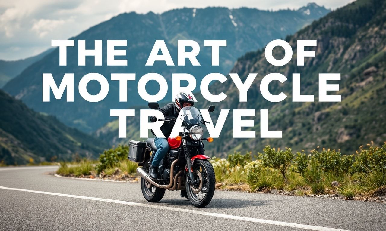 The Art of Motorcycle Travel: Exploring the World on Two Wheels