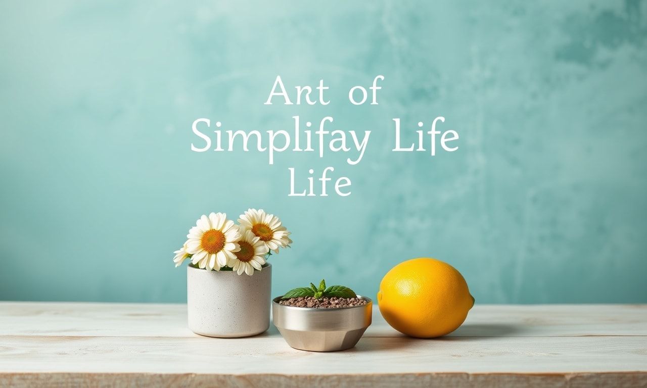 The Art of Simplifying Life: Finding Joy in the Little Things