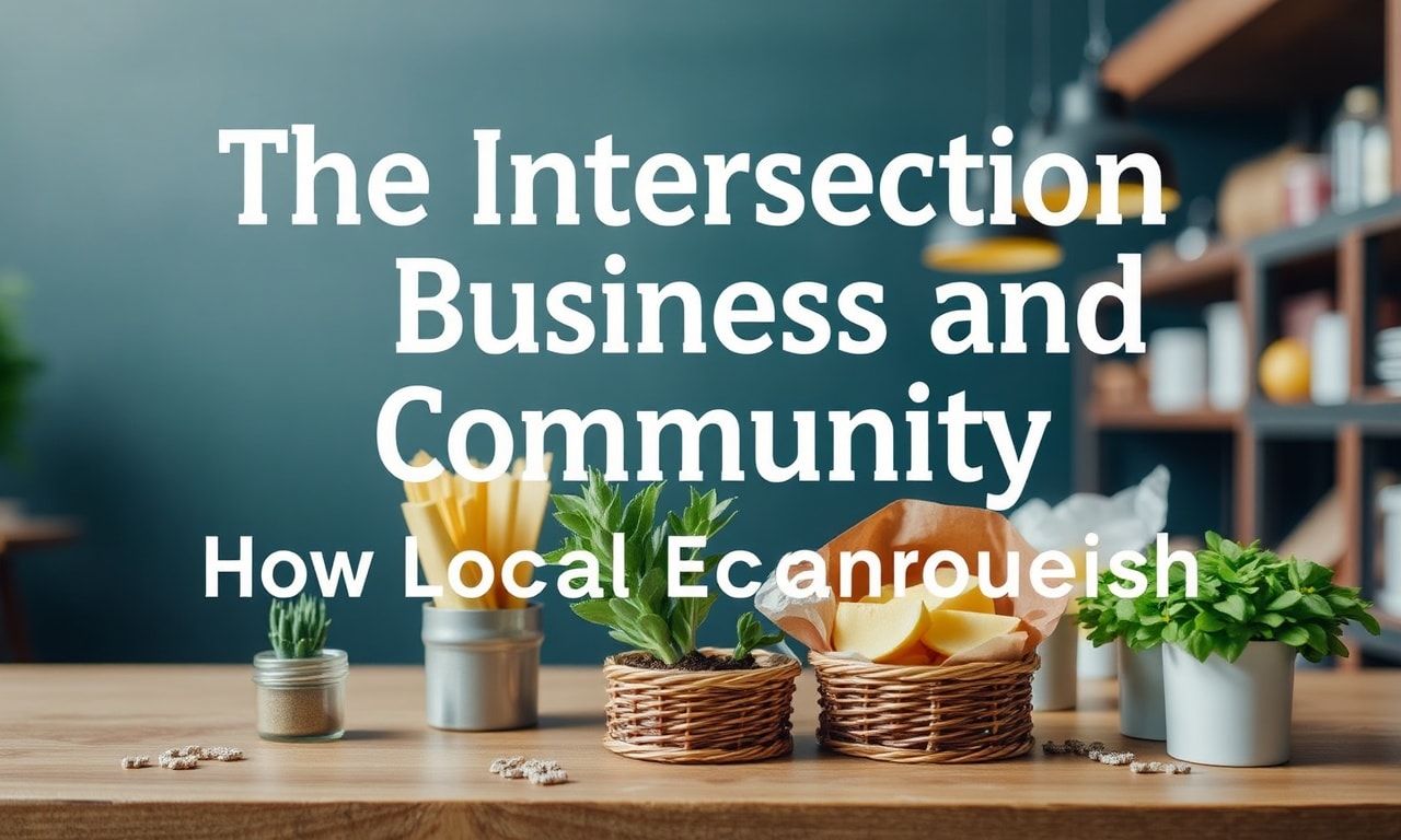 The Intersection of Business and Community: How Local Economies Thrive