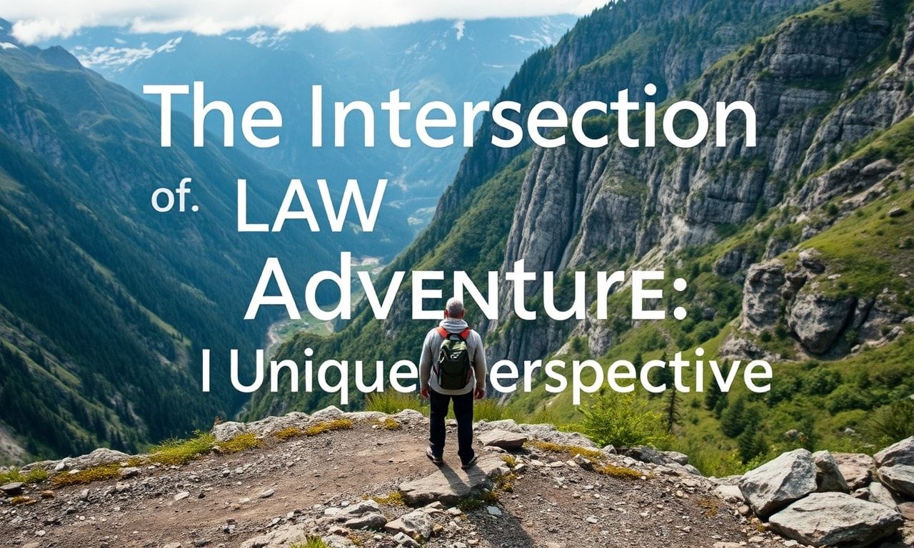 The Intersection of Law and Adventure: A Unique Perspective