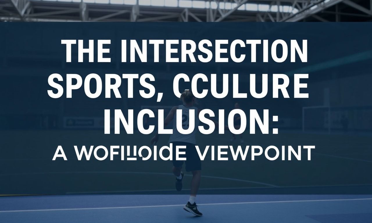 The Intersection of Sports, Culture, and Inclusion: A Global Perspective