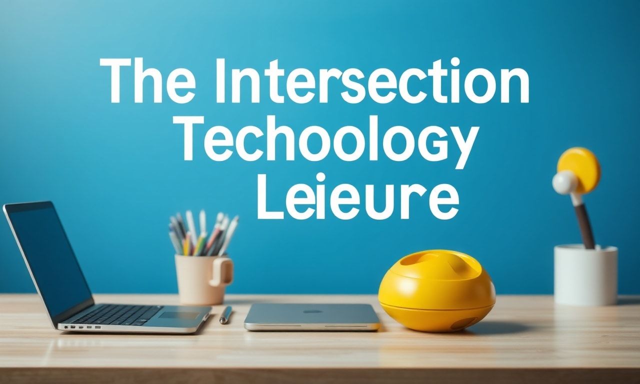 The Intersection of Technology and Leisure: Exploring Modern Hobbies