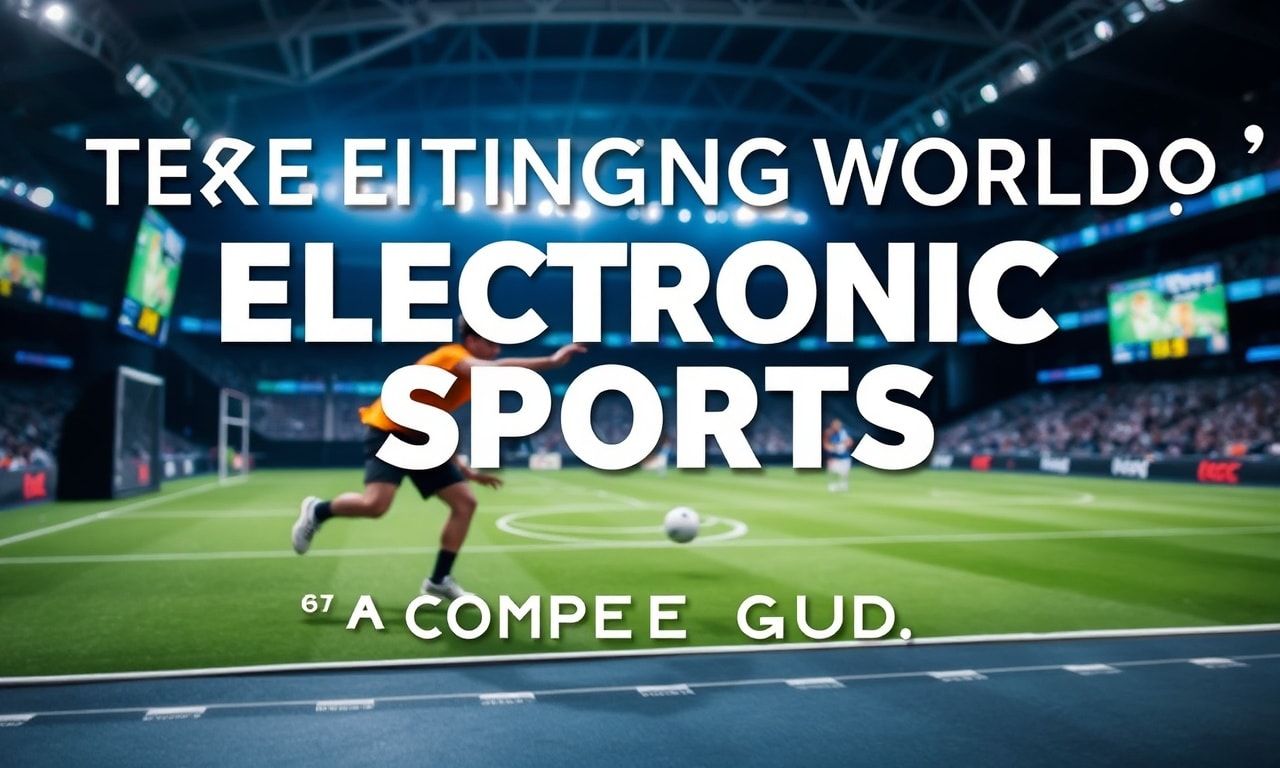 The Thrilling World of Esports: A Comprehensive Overview