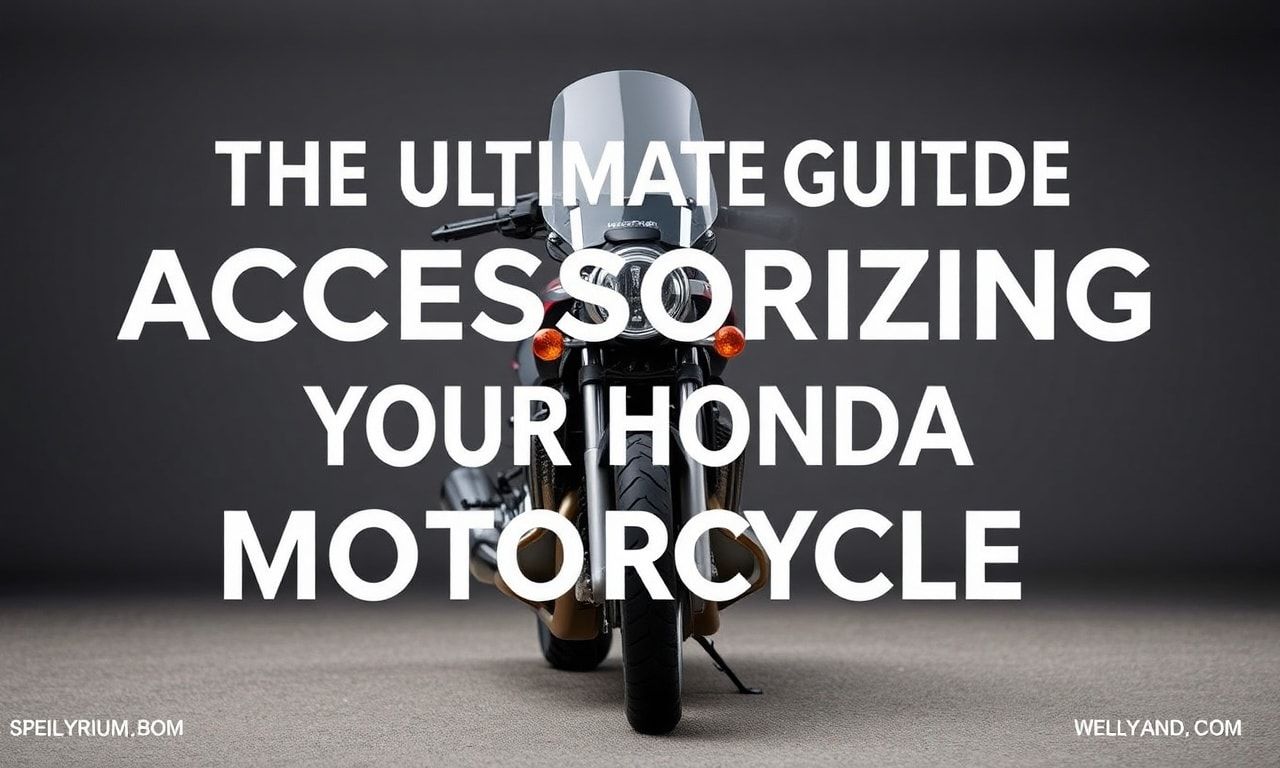 The Ultimate Guide to Accessorizing Your Honda Bike