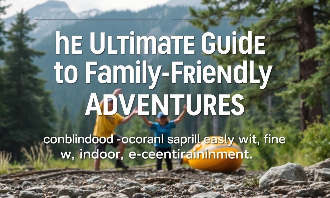 The Ultimate Guide to Family-Friendly Adventures: Combining Outdoor Activities with Indoor Entertainment