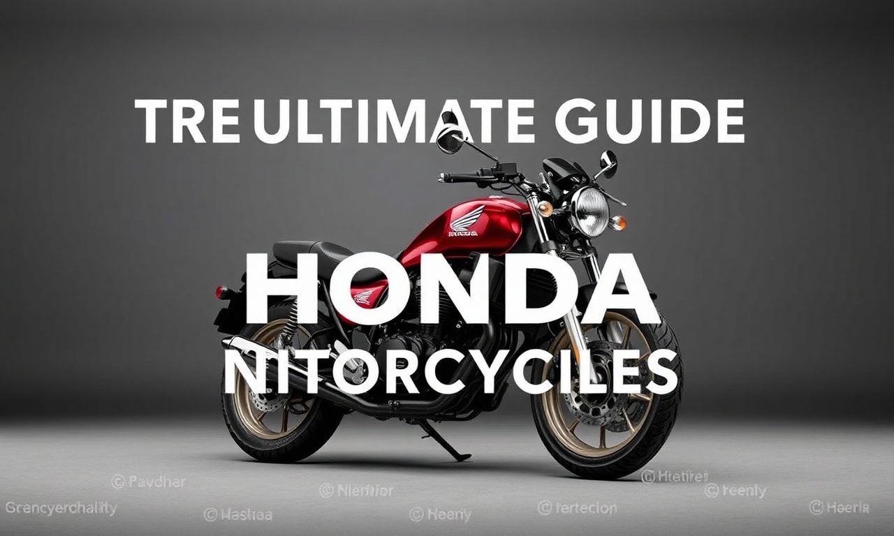 The Ultimate Guide to Honda Bikes: History, Innovation, and Riding Tips