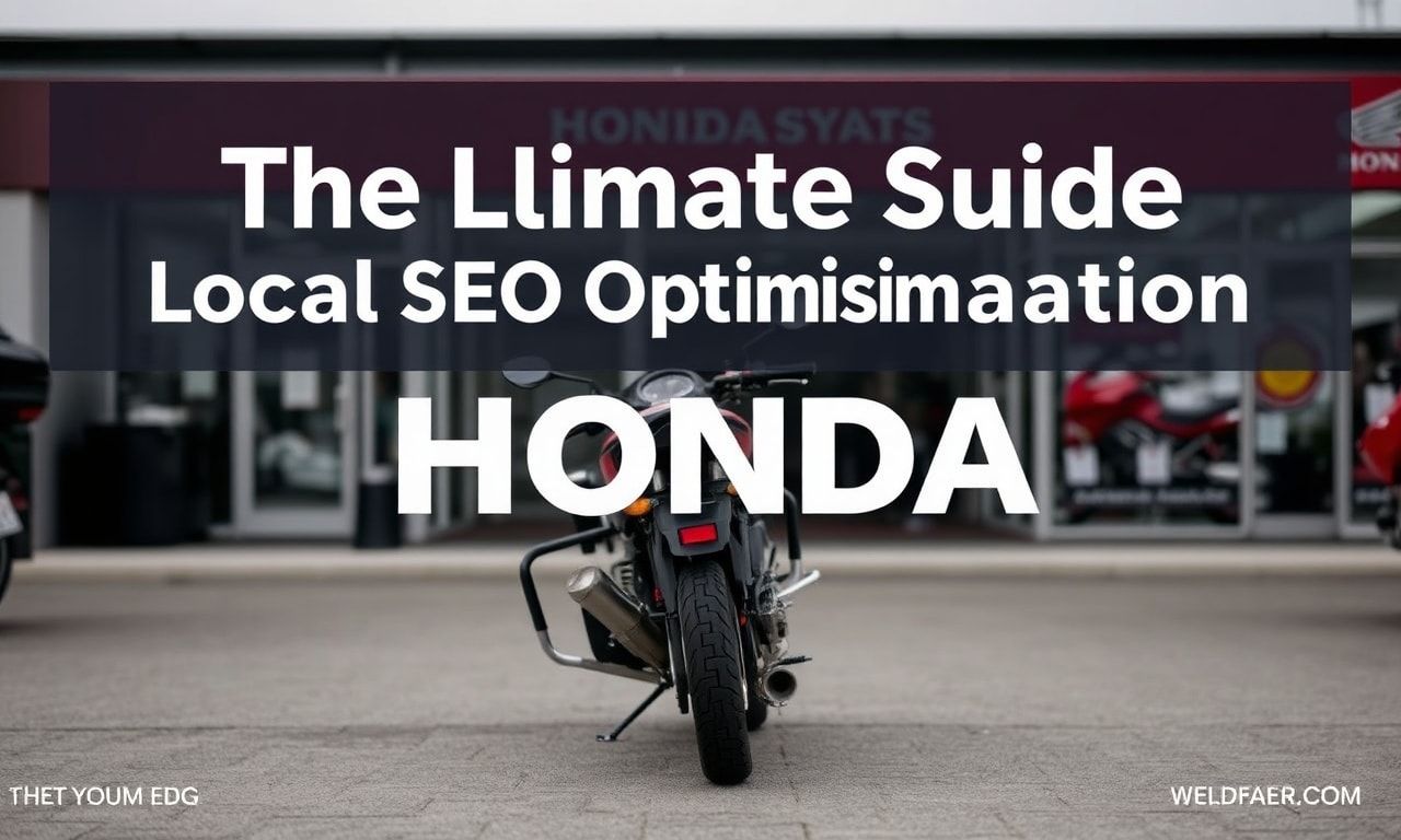 The Ultimate Guide to Local SEO Optimization for Your Honda Bikes Dealership