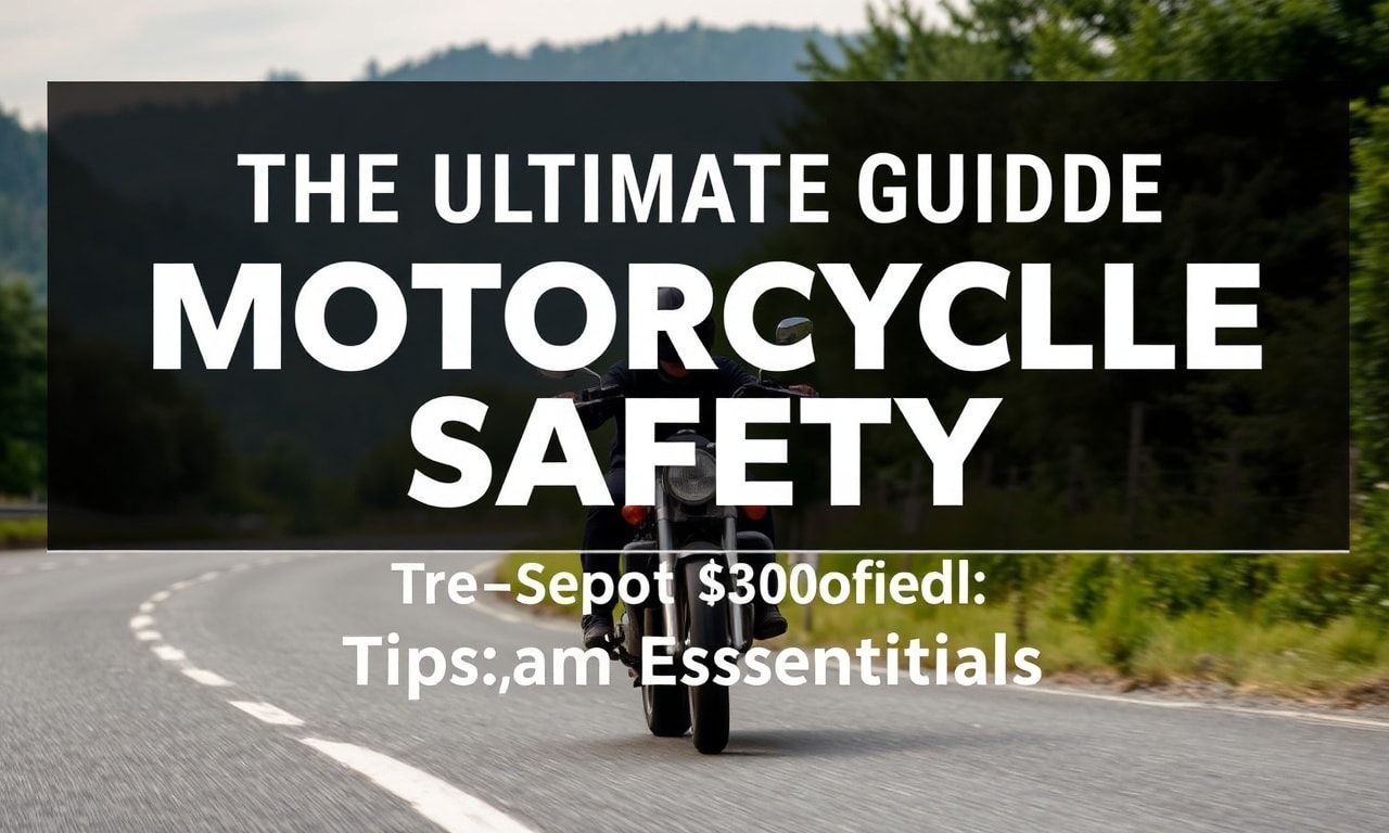 The Ultimate Guide to Motorcycle Safety: Tips and Essentials