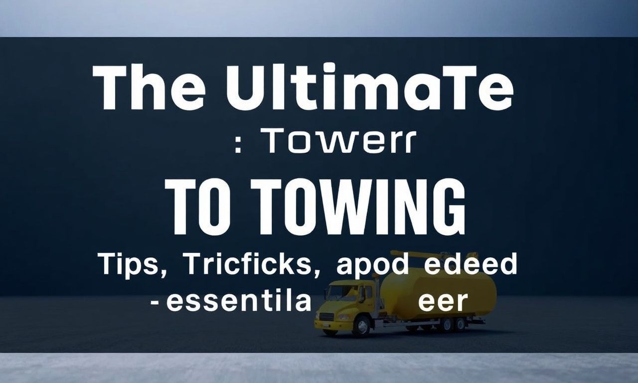 The Ultimate Guide to Towing: Tips, Tricks, and Essential Equipment