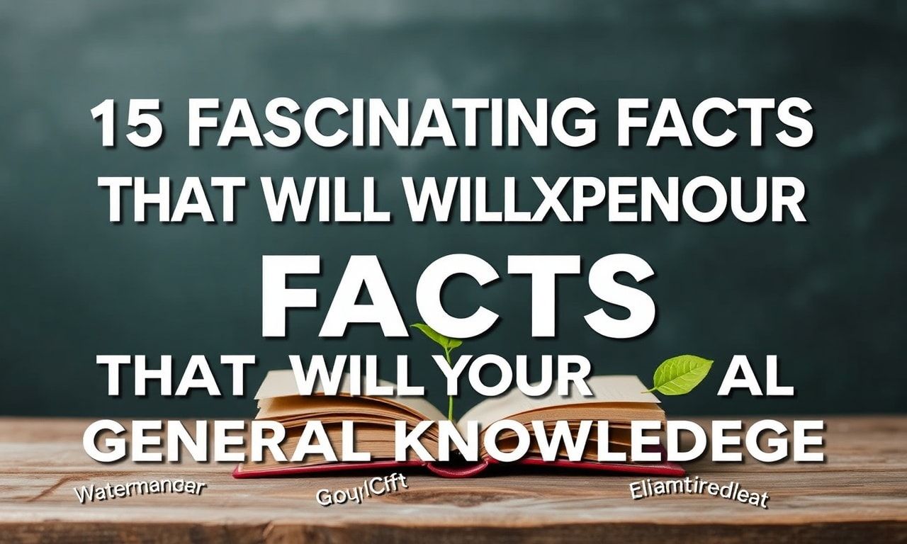 15 Fascinating Facts That Will Expand Your General Knowledge