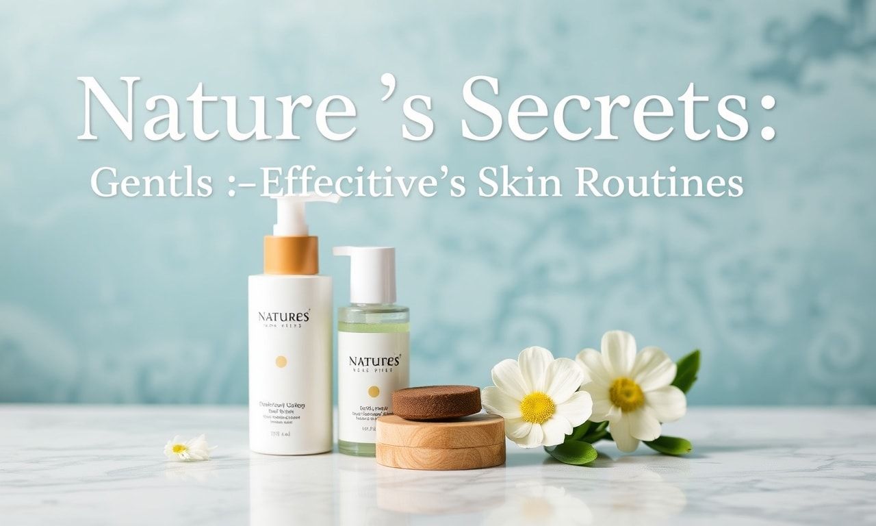 Nature's Secrets: Gentle, Effective Skin Care Routines