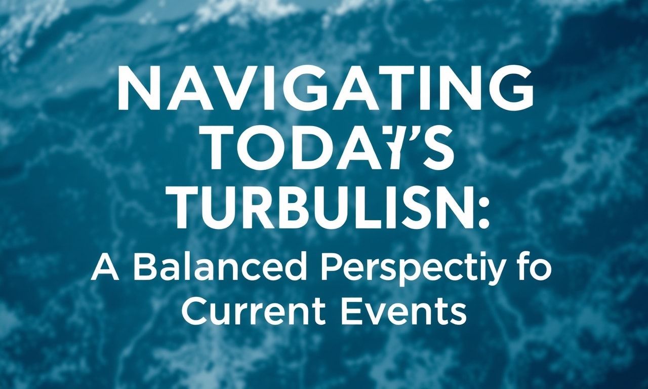 Navigating Today's Turbulence: A Balanced Look at Current Events