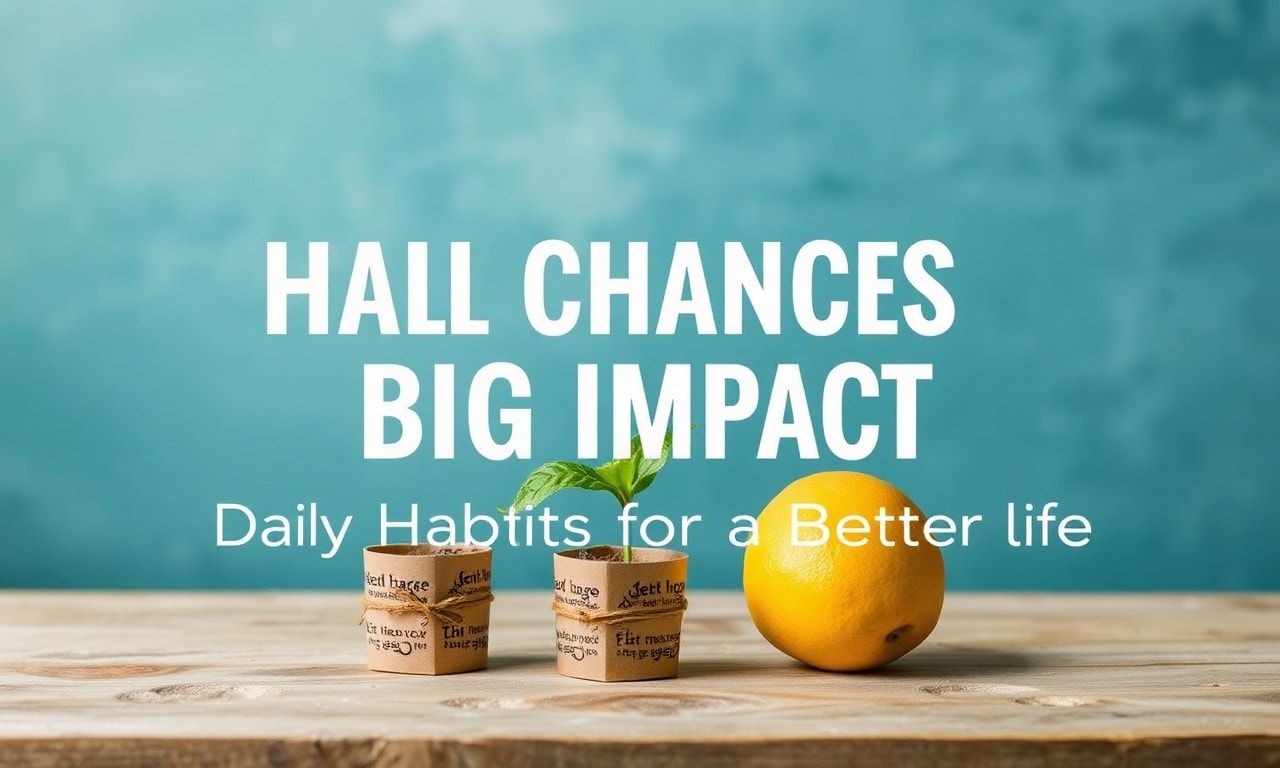 Small Changes, Big Impact: Daily Habits for a Better Life