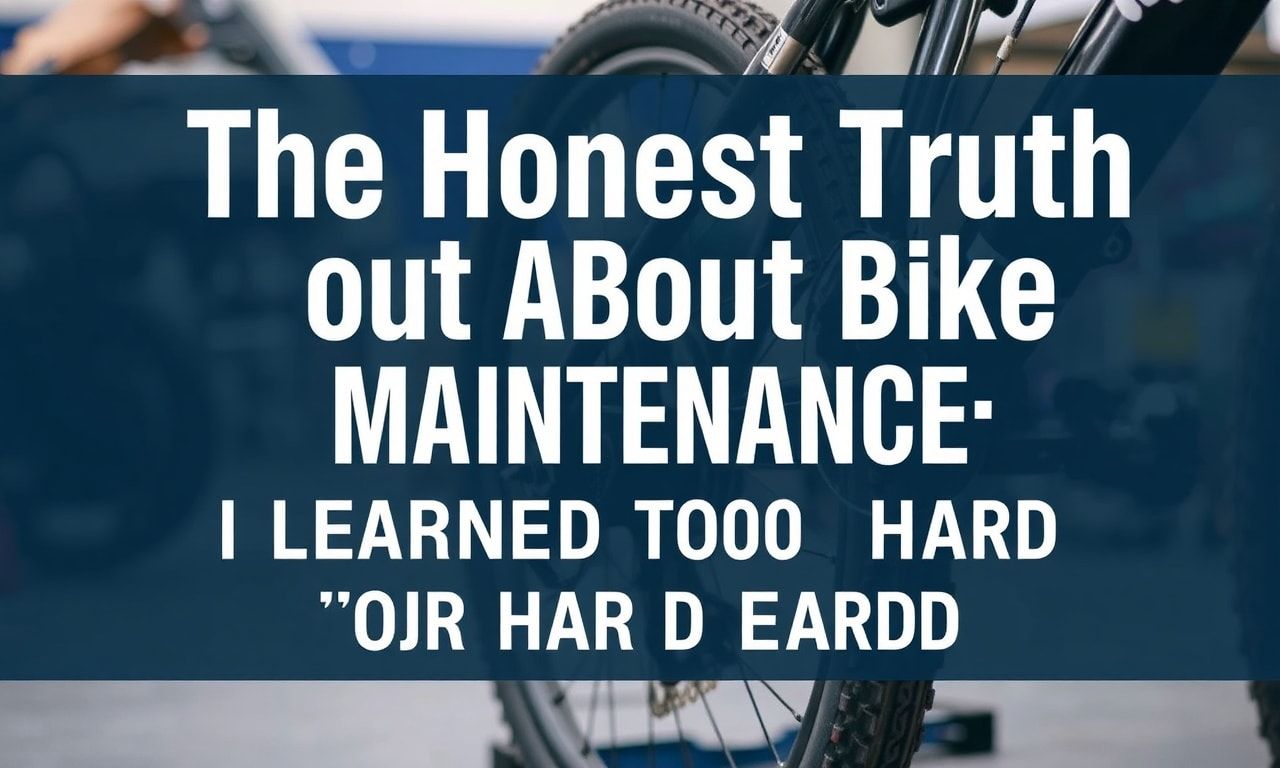The Honest Truth About Bike Maintenance: I Learned the Hard Way