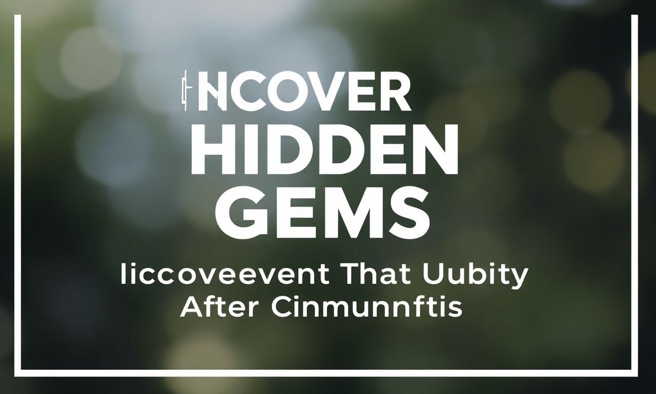 Uncover Hidden Gems: Local Events That Bring Communities Together