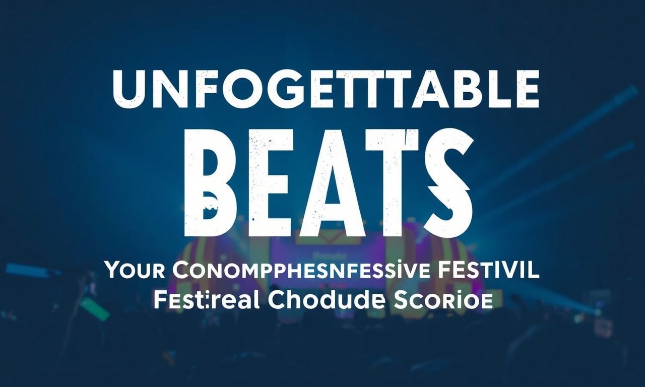 Unforgettable Beats: Your Ultimate Festival Schedule Guide