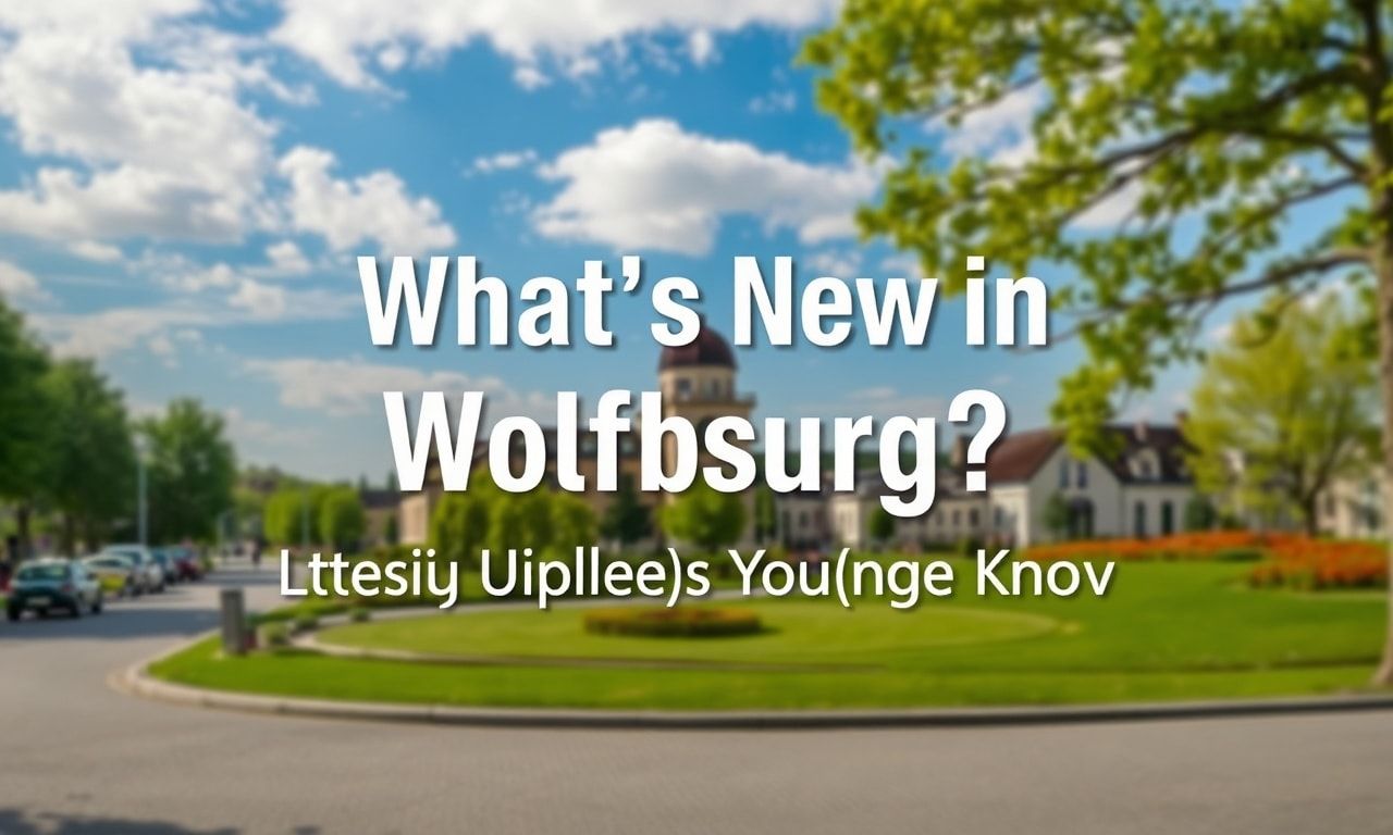 What's New in Wolfsburg? Latest Updates You Should Know