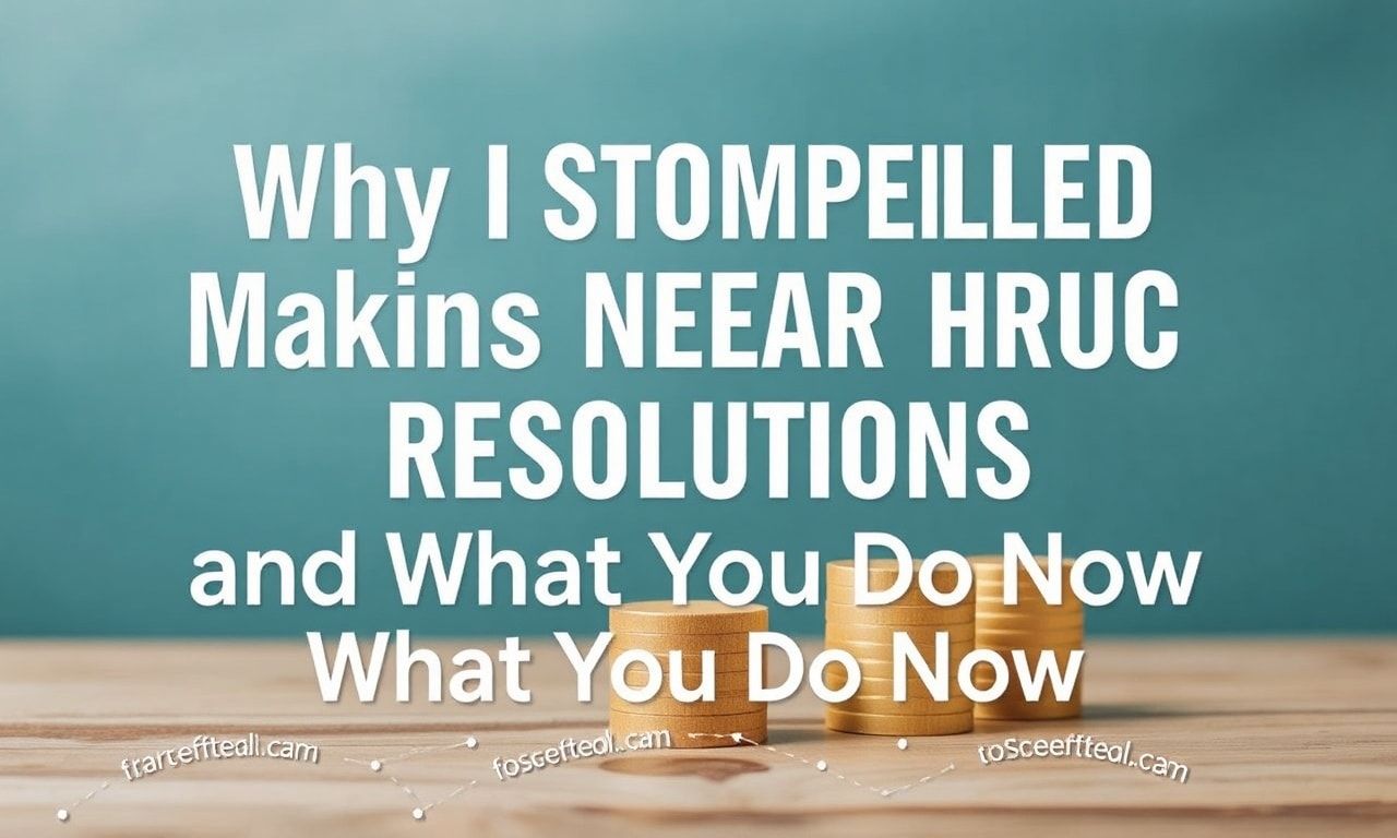Why I Gave Up on New Year's Resolutions and What I Do Instead
